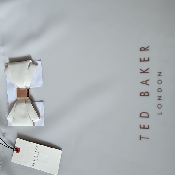 Ted Baker Cream Tote with Bow Accent - Picture 2 of 5